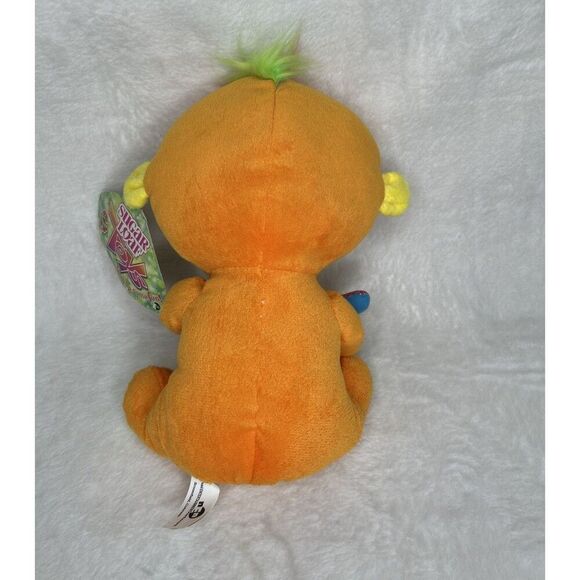 Sugar Loaf Orange Plush Animal Rock Guitar Checkered Glasses 10" Toy Stuffed - Picture 2 of 6